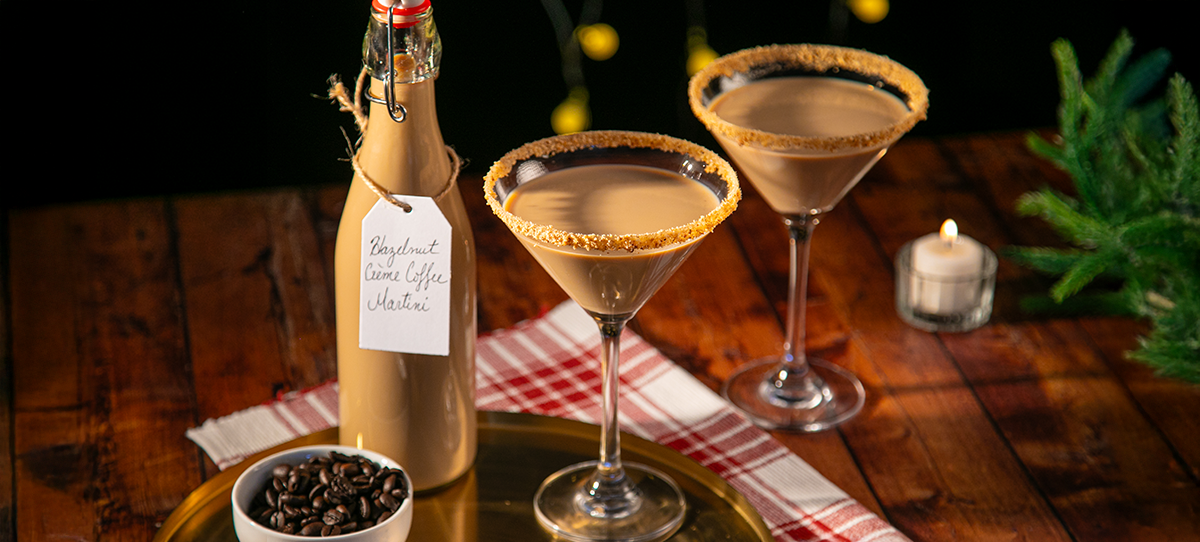 Hazelnut Crème Coffee Martini