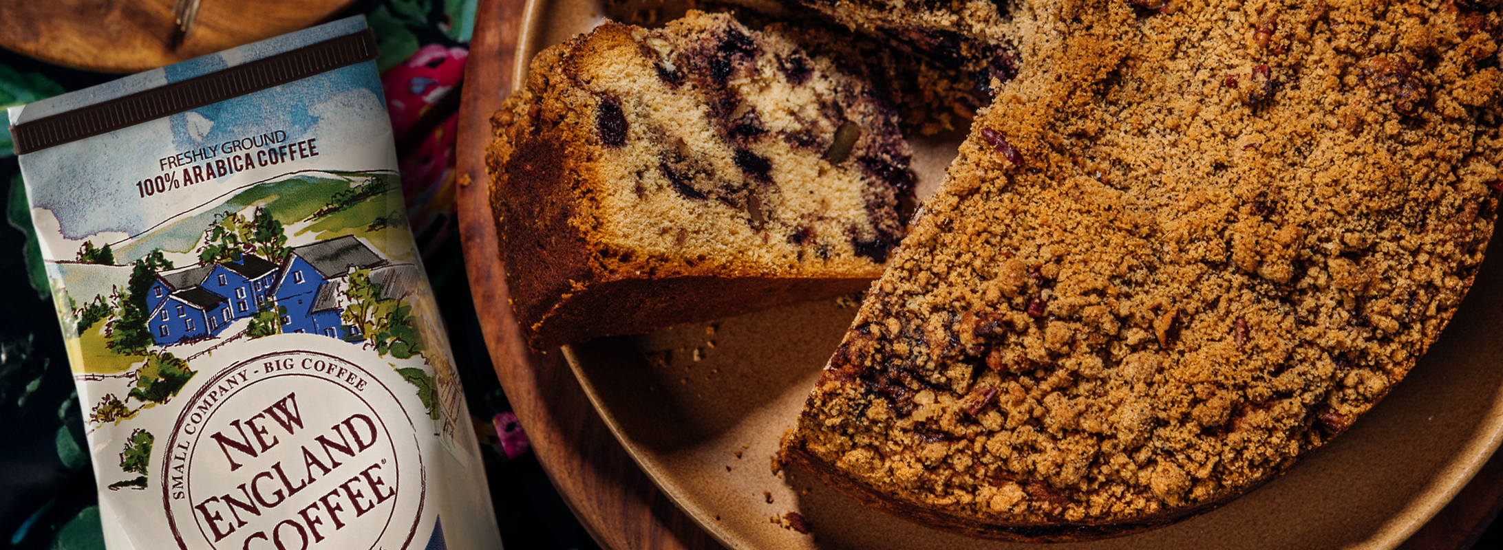 Blueberry Crumble Coffee Cake