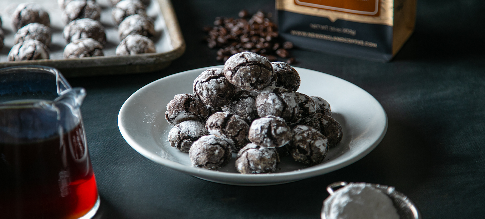Chocolate Coffee Amaretti Cookies