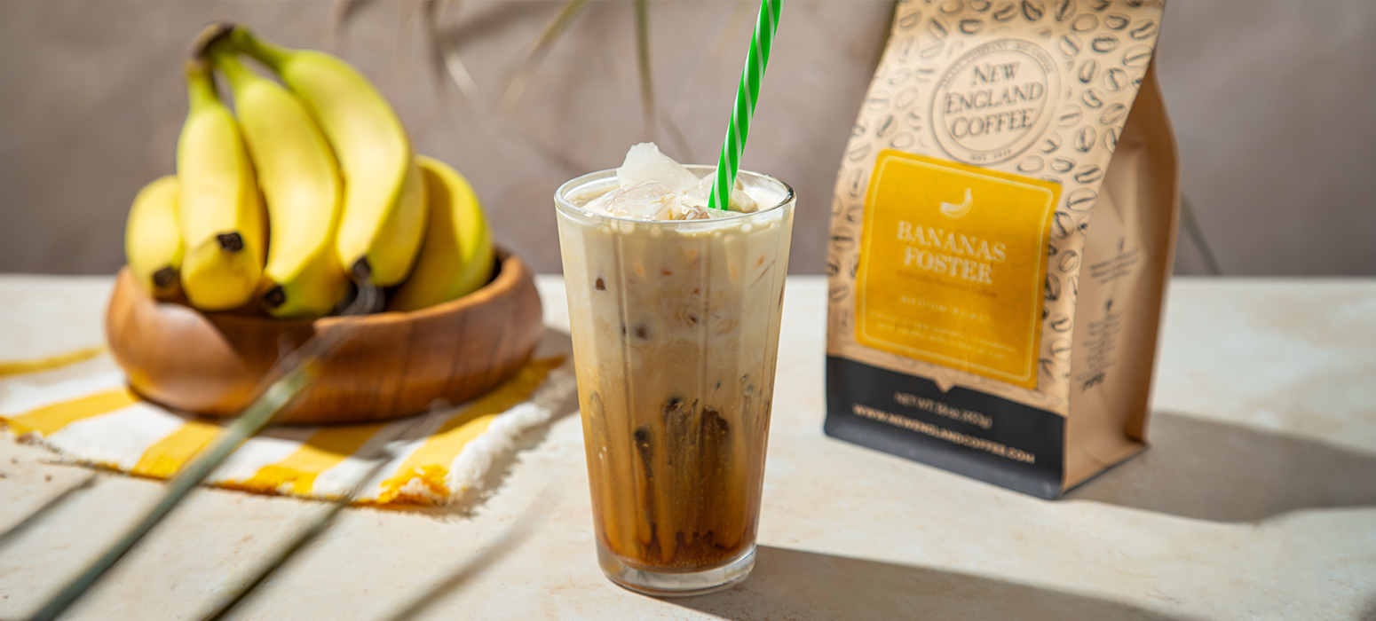 Iced Banana Cream Latte