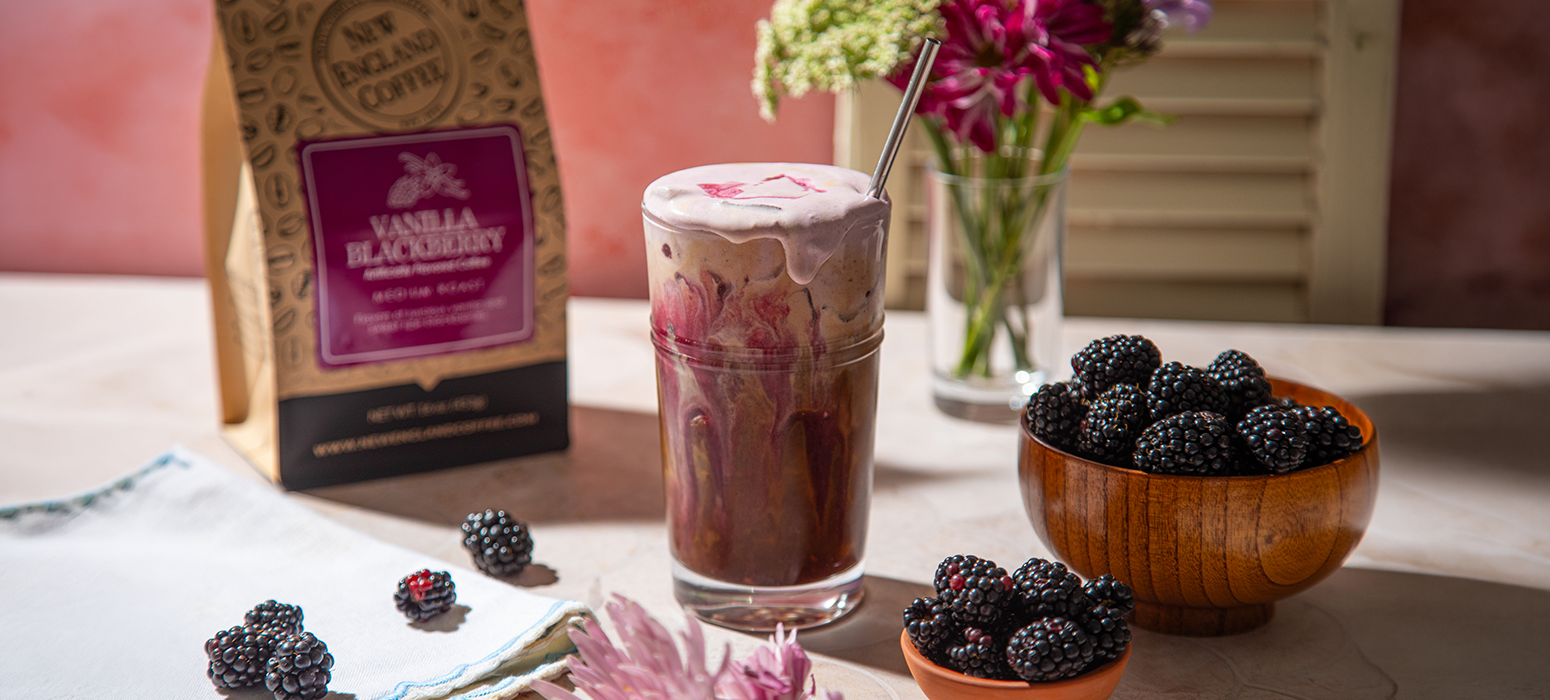 Iced Vanilla Blackberry Latte