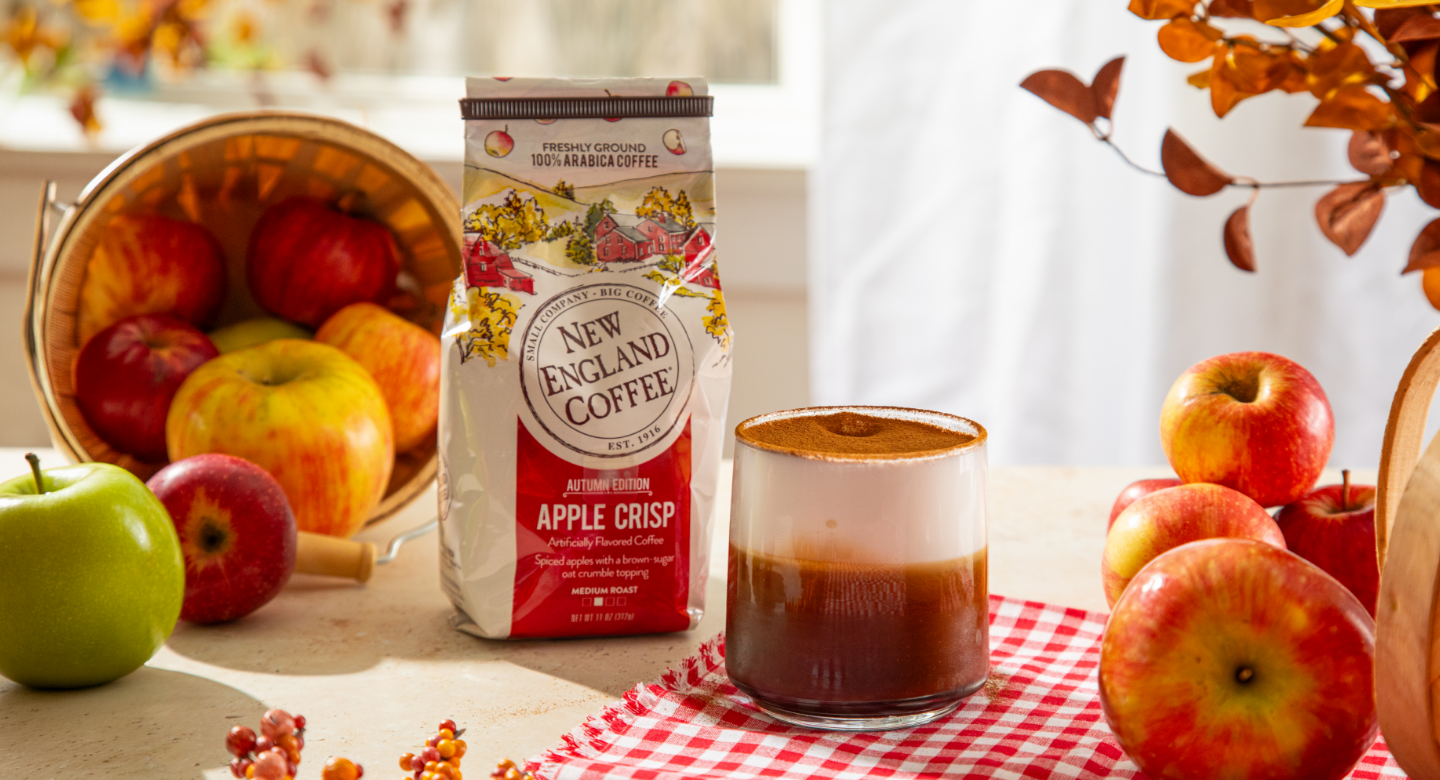 Salted Caramel Apple Crisp Latte